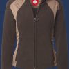 Damen Jacken Arosa, MicroFleece, Schoko/Zimt Winter ARO-10-SZI-GRÖßE