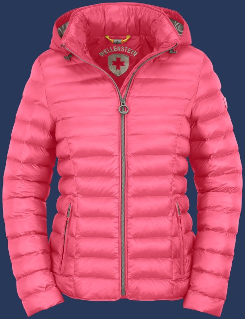 Damen Jacken Italy Hood, MoShiHiTec, Pink Winter ITALH-1001-PNK-GRÖßE