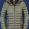 Damen Jacken Italy Hood, MoShiHiTec, Salbei Winter ITALH-1001-SAL-GRÖßE