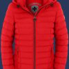 Damen Jacken Italy Hood, MoSoDuHiTec, Red Winter ITALH-719-RD-GRÖßE