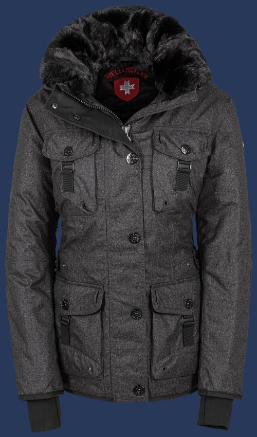 Damen Jacken Leuchtcraft Lady, FlannelAirTec, Anthrazit Winter LFEL-533-ANT-GRÖßE