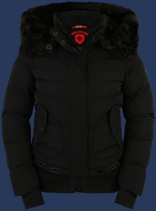 Damen Jacken Queens, TiSaAirTec, Schwarz Winter QUE-382-SW-GRÖßE