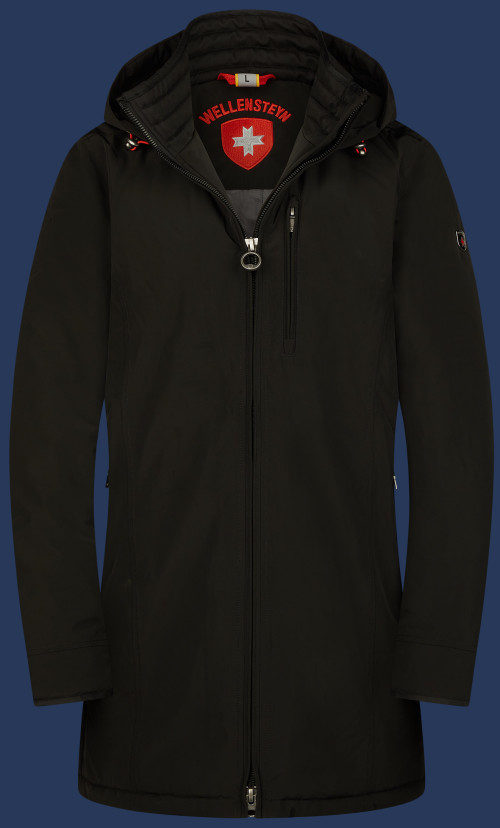 Damen Jacken Stockholm, TiSaAirTec, Schwarz Winter STOC-382-SW-GRÖßE