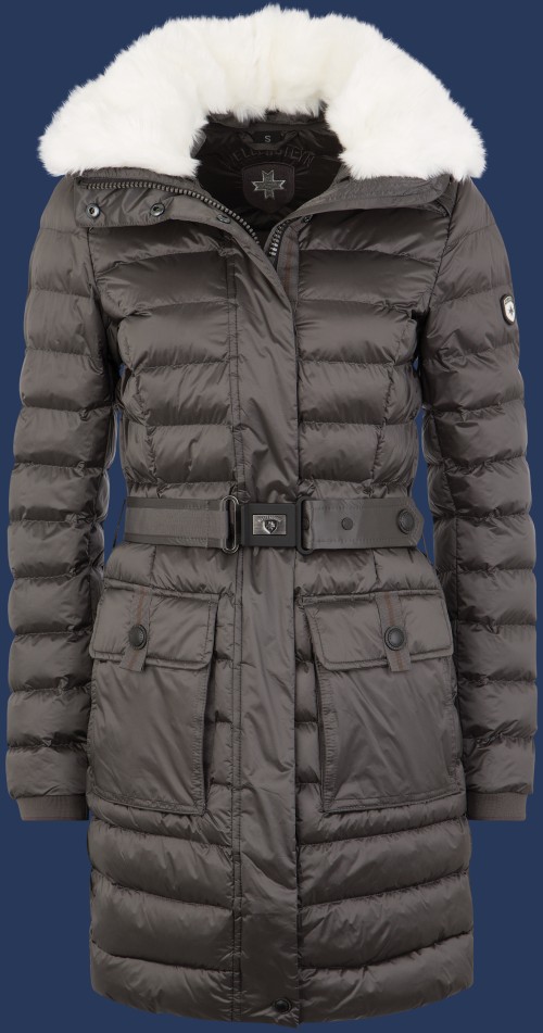 Damen Mäntel Abendstern, HoloAirTec, Steelgrey Winter ABEN-887-STGY-GRÖßE