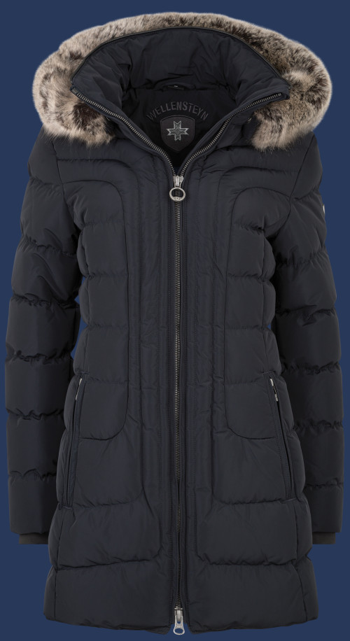 Damen Mäntel Astoria Long, PrincessAirTec, Midnightblue Winter ASTL-560-MDB-GRÖßE