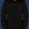 Damen Mäntel Belvitesse Long, FourStreAirTec, Schwarz Winter BVDL-565-SW-GRÖßE