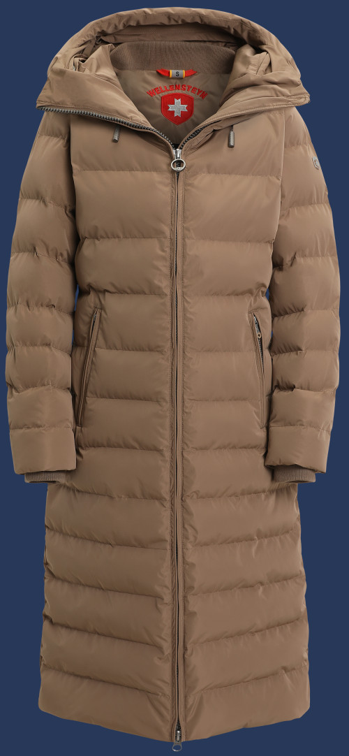 Damen Mäntel Cordoba Long, MaLiHiTec, Lightbrown Winter COBAL-1040-LBR-GRÖßE