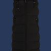 Damen Mäntel Goldmine Extra Long Vest, FourStreAirTec, Schwarz Winter GOLDXV-565-SW-GRÖßE