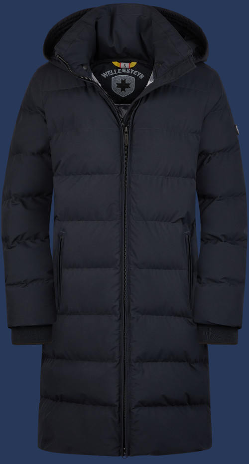 Damen Mäntel Goldmine Long, FourStreAirTec, Midnightblue Winter GOLDL-565-MDB-GRÖßE