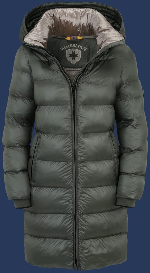 Damen Mäntel Goldmine Long, MoShiHiTec, Thyme Winter GOLDL-1001-THY-GRÖßE