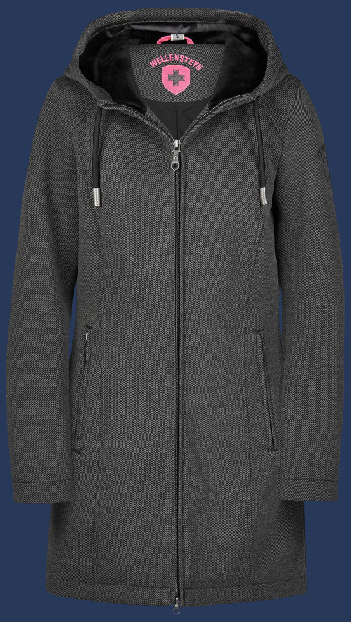 Damen Mäntel Lacal, ScuWiLiHiTec, Darkgreymelange/Rainbow Winter LACAL-1000-DGRB-GRÖßE