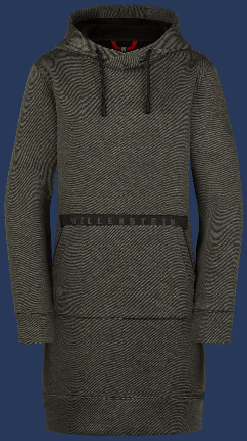 Damen Mäntel Lemonade Long, ScuWiLiHiTec, Darkgreymelange/Black Winter LEMOL-1000-DGMB-GRÖßE