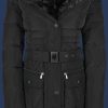 Damen Mäntel Opium, TiSaAirTec, Schwarz Winter OPIU-382-SW-GRÖßE