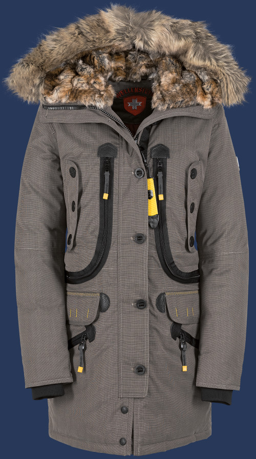 Damen Mäntel Seewolf Lady, SeBasLiAirTec, Saltpepper Winter SEEL-644-SPP-GRÖßE