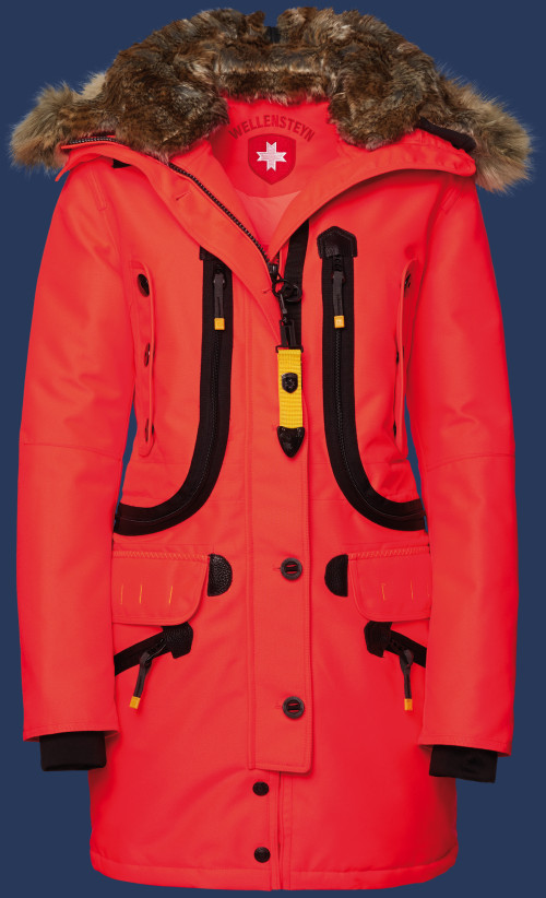 Damen Mäntel Seewolf Lady, SeNonAirTec, Neonred Winter SEEL-642-NRD-GRÖßE