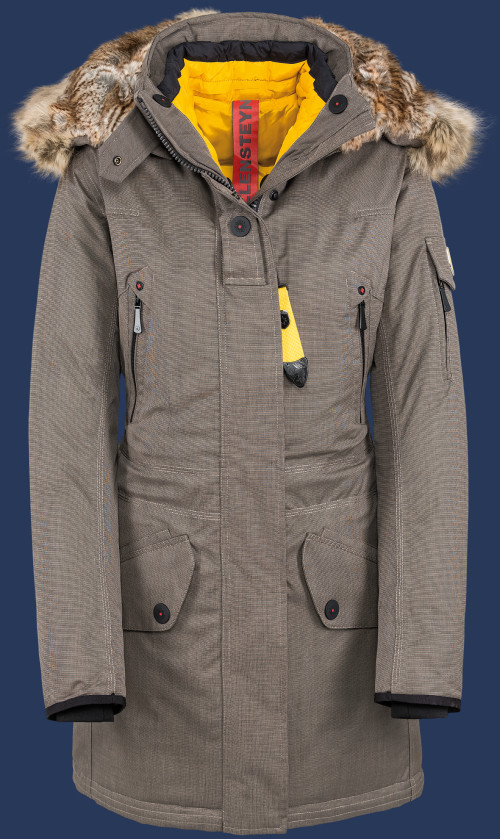 Damen Mäntel Snowdome Lady, SeBasLiAirTec, Saltpepper Winter SNOL-644-SPP-GRÖßE