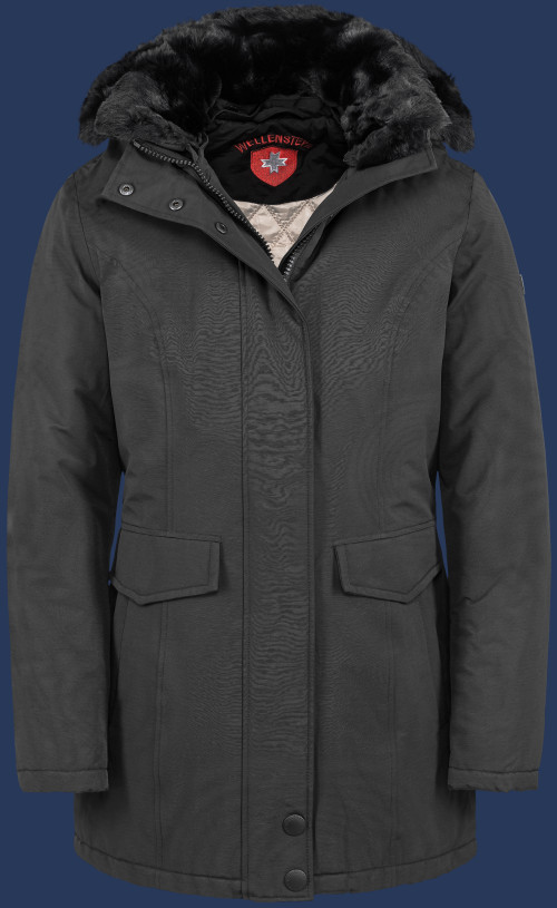 Damen Mäntel Stavanger, AlsaskaAirTec, Schwarz Winter STAV-450-SW-GRÖßE