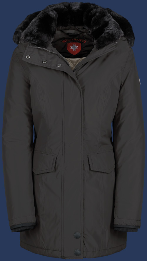 Damen Mäntel Stavanger, TiSaAirTec, Schwarz Winter STAV-382-SW-GRÖßE