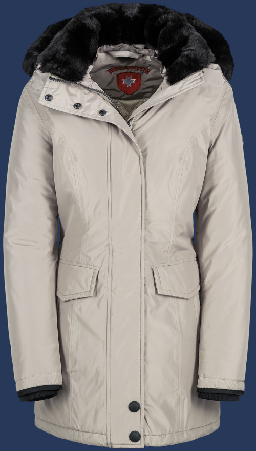 Damen Mäntel Stavanger, TiSaAirTec, Silversand Winter STAV-382-SVS-GRÖßE