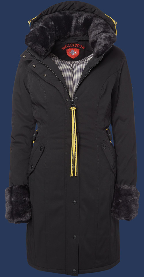 Damen Mäntel Sugar, ElaDuAirTec, Schwarz Winter SUGA-426-SW-GRÖßE