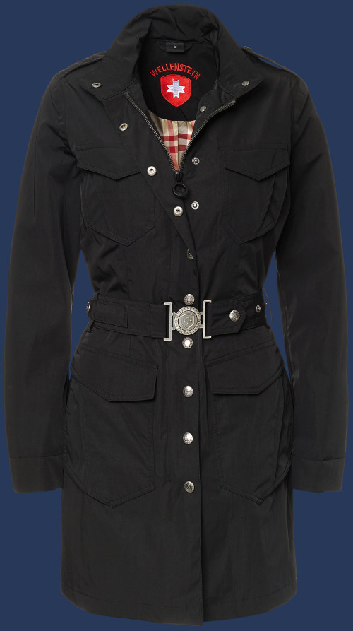 Damen Mäntel Wasari, GlosDulThirTec, Schwarz Sommer WASA-332-SW-GRÖßE