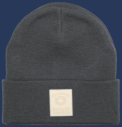 Damen Mützen BEN Badge Long Hat, Classicstrick, Charcoal/Ash Winter BBLH-105-CCAH-GRÖßE