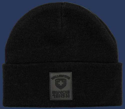 Damen Mützen BEN Badge Short Hat, Classicstrick, Black/Black Winter BBSH-105-BB-GRÖßE