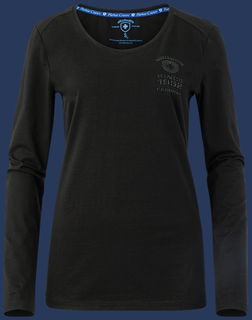 Damen T-Shirts T-Shirt Lady OTLLU, LuNitCTec, Schwarz Sommer OTLLU-972-SW-GRÖßE