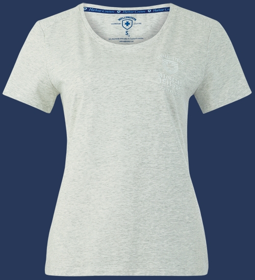 Damen T-Shirts T-Shirt Lady OTLSU, LuNitCTec, Lightgreymelange Sommer OTLSU-972-LGL-GRÖßE