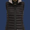 Damen Westen Italy Vest, MoShiHiTec, Schwarz Winter ITALV-1001-SW-GRÖßE