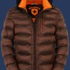 Herren Jacken Blackjack Men Short, SuSoLiHiTec, Hotcopper/Orange Winter BJMS-1041-HCOG-GRÖßE