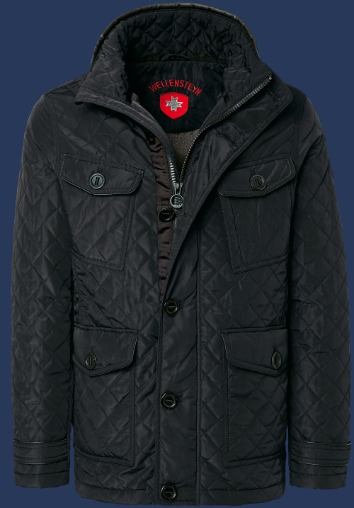 Herren Jacken Bordeaux Men, RaLoHiTec, Schwarz Winter BORM-669-SW-GRÖßE