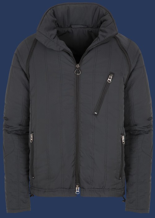 Herren Jacken Cannonball, TeJiThinAirTec, Schwarz Winter CBO-367-SW-GRÖßE