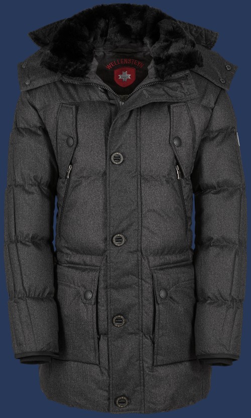 Herren Jacken Centauri, FlannelAirTec, Anthrazit Winter CENT-533-ANT-GRÖßE