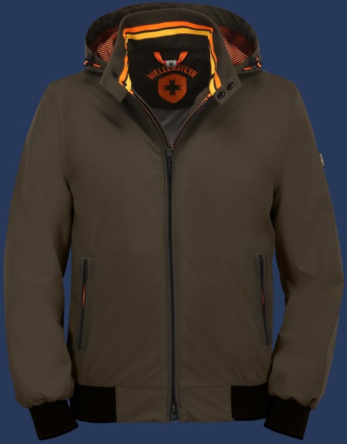 Herren Jacken College, HiDansAirTec, Darkarmy/Black/Black Sommer COLL-825-DABB-GRÖßE