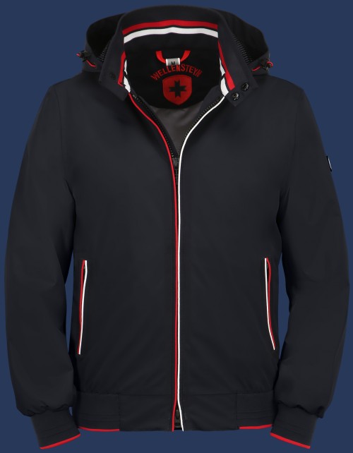 Herren Jacken College, HiDansAirTec, Darknavy/Red Sommer COLL-825-DRR-GRÖßE