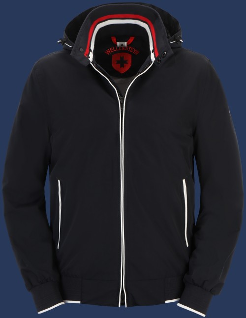 Herren Jacken College, HiDansAirTec, Darknavy/White Sommer COLL-825-DWI-GRÖßE