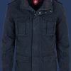 Herren Jacken Colonel, RockCotton, Darknavy Sommer CONE-888-DN-GRÖßE