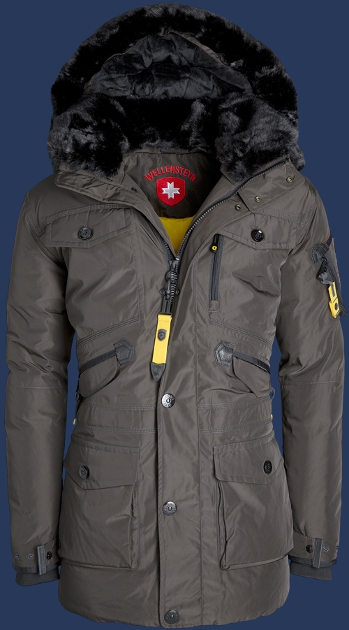 Herren Jacken Falkland, HaHeMeAirTec, Graphit Winter FALK-435-GRP-GRÖßE