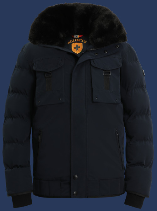 Herren Jacken Firewall, StroBoAirTec, Midnightblue Winter FIWM-870-MDB-GRÖßE