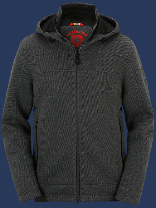 Herren Jacken Florida Men, ScuWiLiHiTec, Darkgreymelange/Black Winter FLOM-1000-DGMB-GRÖßE