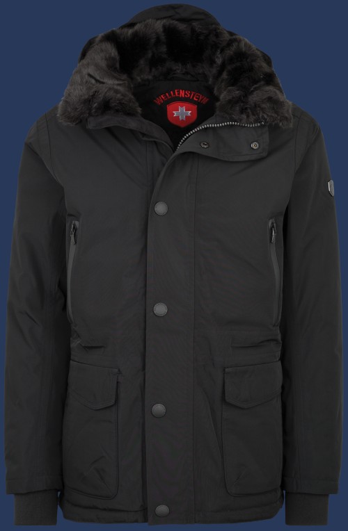Herren Jacken Halifax, HaHeMeAirTec, Schwarz Winter HALI-435-SW-GRÖßE