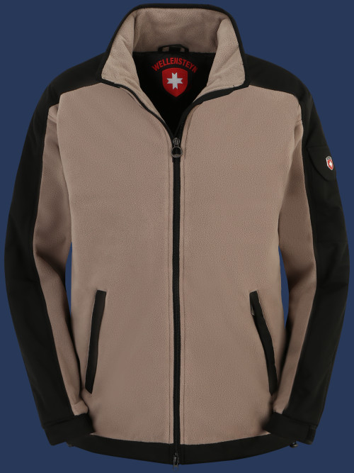 Herren Jacken Jet-Jacke, MicroFleece, Basalt/Schwarz Winter JJ-10-BSW-GRÖßE