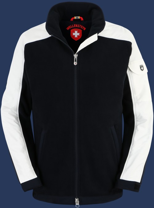 Herren Jacken Jet-Jacke, MicroFleece, Dunkelblau/Cocos Winter JJ-10-DBC-GRÖßE