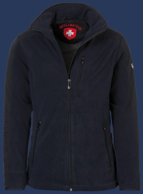 Herren Jacken Jet-Jacket Sport, MicroFleece, Darknavy/Darknavy Winter JJS-10-DND-GRÖßE