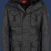 Herren Jacken Leuchtcraft, FlannelAirTec, Anthrazit Winter LFE-533-ANT-GRÖßE