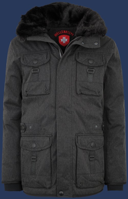 Herren Jacken Leuchtcraft, WoCarboAirTec, Carbon Winter LFE-735-CB-GRÖßE