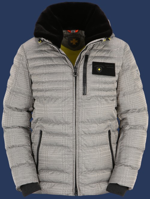 Herren Jacken Polar Men, SiGoLiAirTec, Silvergoldpepita Winter POLA-1042-SGP-GRÖßE