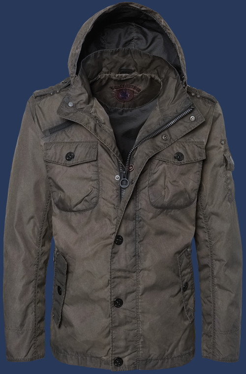 Herren Jacken Retro, SprayTec, Anthrazit Sommer RET-472-ANT-GRÖßE