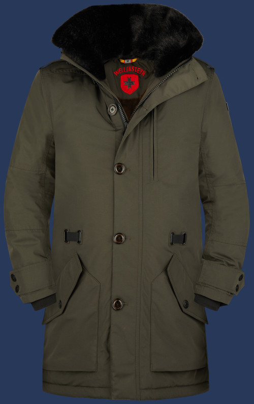 Herren Jacken Rivington, StroBoAirTec, Blackarmy Winter RIVI-870-BA-GRÖßE